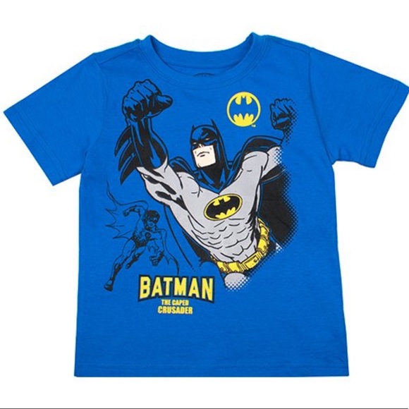 Batman Blue ‘Caped Crusader’ Tee - Picture 1 of 2